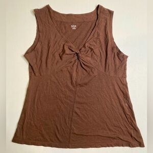 A.n.a brown women’s short sleeve top size xl